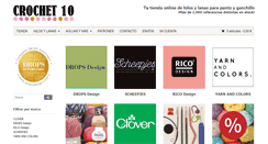 Desktop Screenshot of crochet10.com